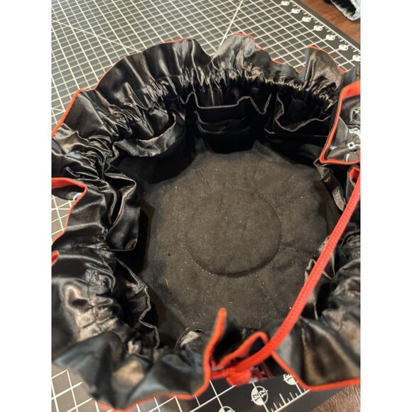 Brighton Love Scribble Jewelry Pouch Drawstring Bag Colorful Print Lip Heart Des - Picture 4 of 4